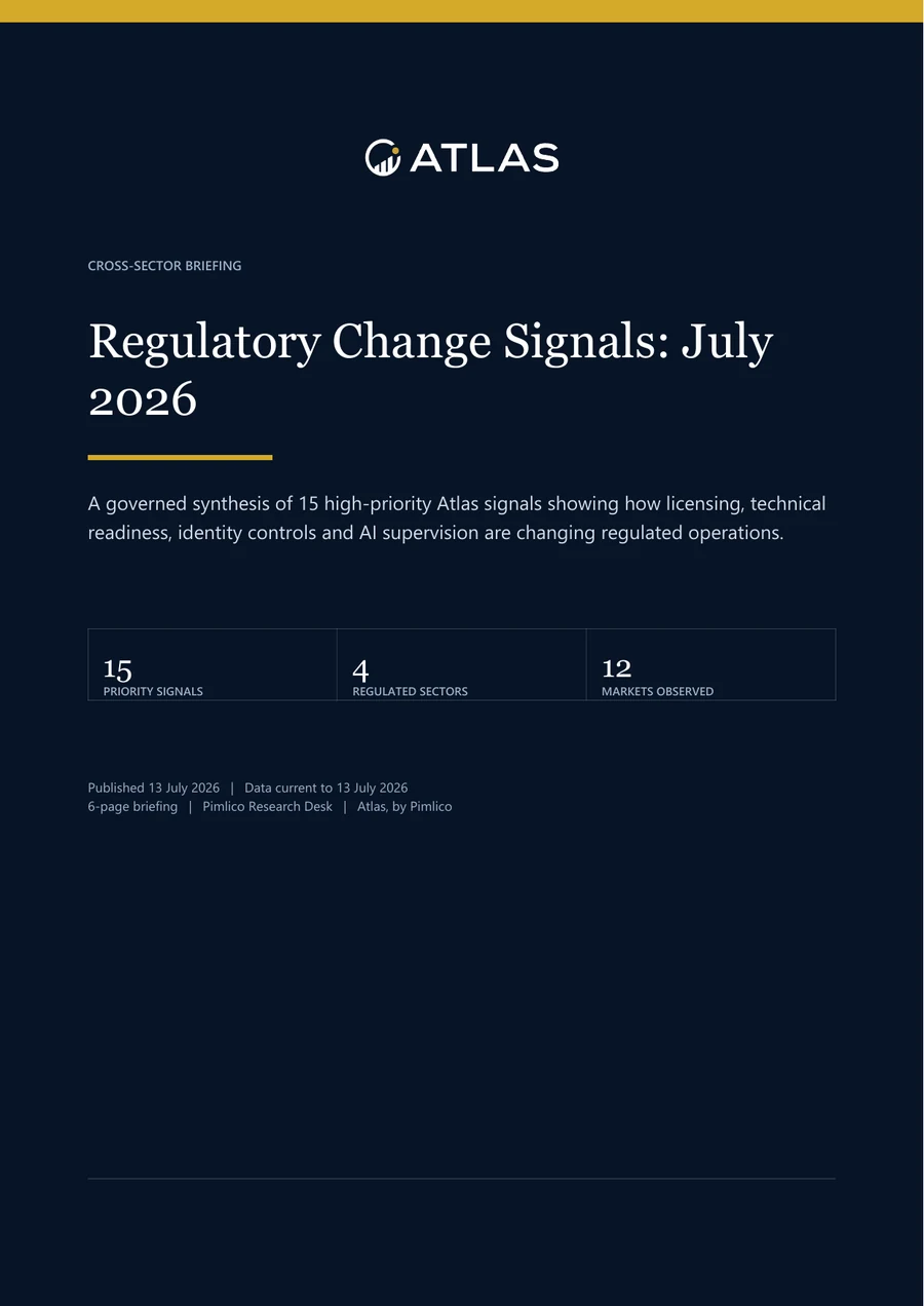 Regulatory Change Signals: July 2026 cover